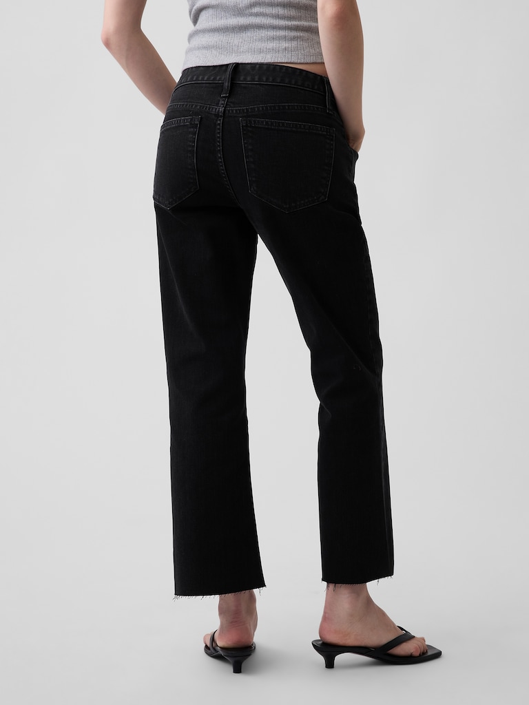 Low Rise Long & Lean Crop Jeans