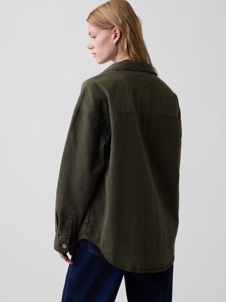 Oversized Shirt Jacket