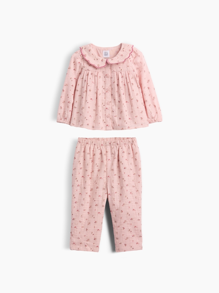 Baby Floral Outfit Set