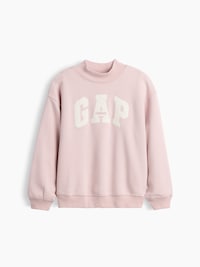 Kids VintageSoft Oversized Mockneck Logo Sweatshirt