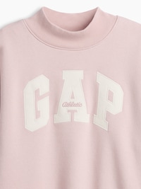 Kids VintageSoft Oversized Mockneck Logo Sweatshirt