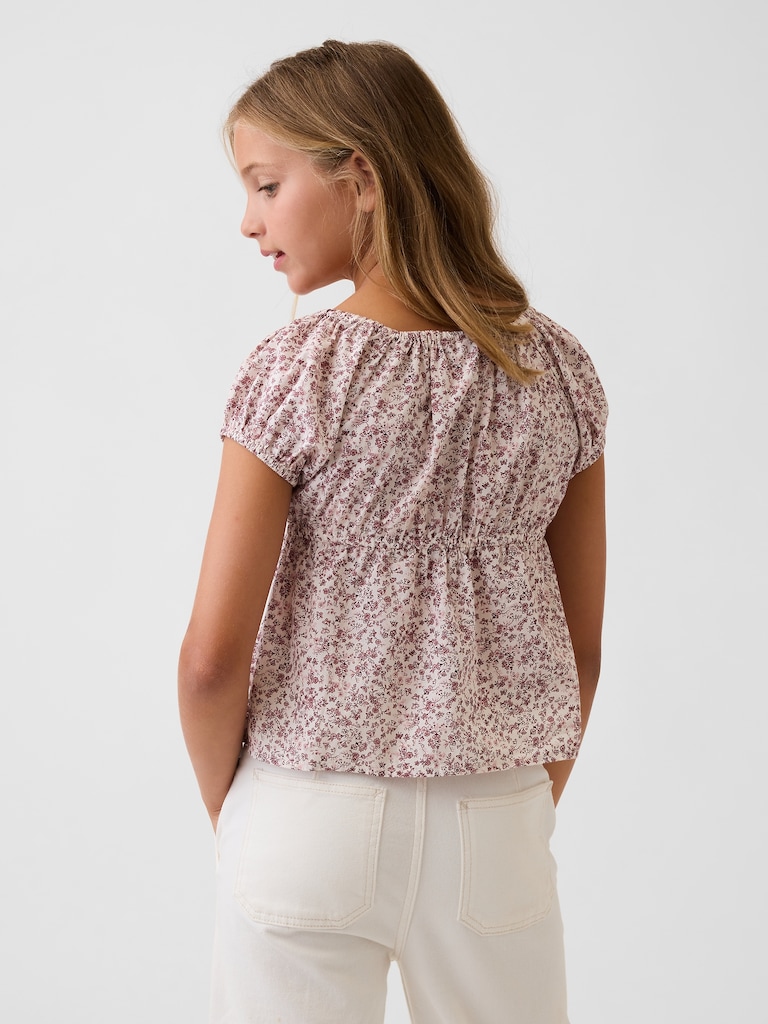 Kids Puff-Sleeve Top
