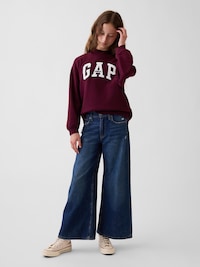 Kids VintageSoft Oversized Mockneck Logo Sweatshirt