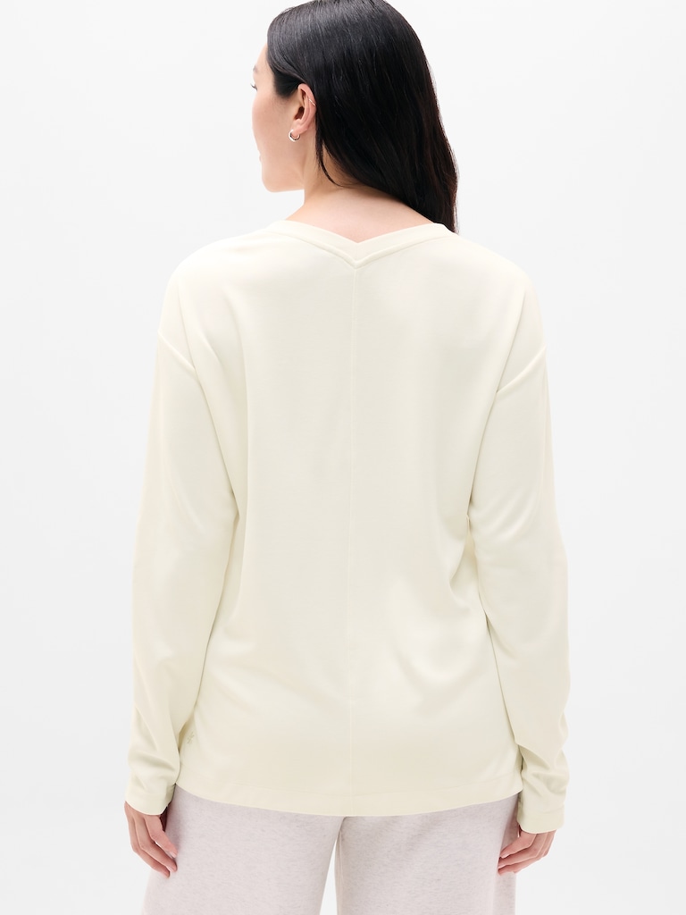 Seasoft V Neck Sweatshirt