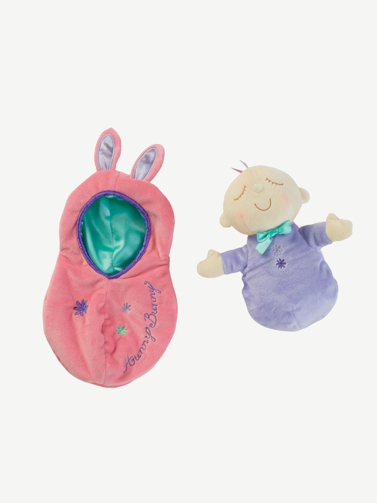 Manhattan Toy Snuggle Pod Hunny Bunny Peach Baby Doll