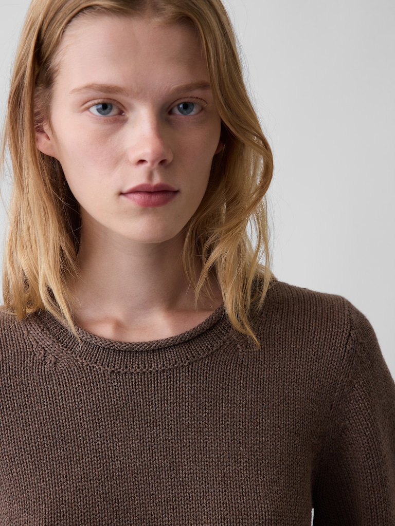 100% Cotton Rollneck Sweater