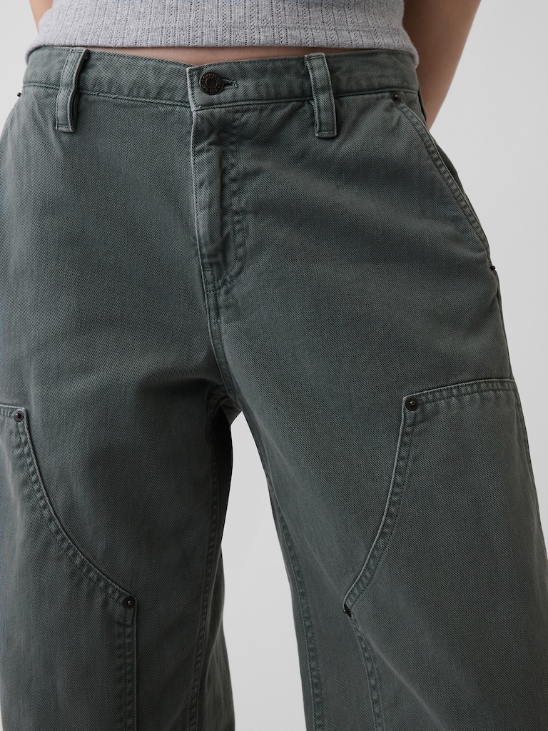 Low Rise '90s Loose Double-Knee Carpenter Pants