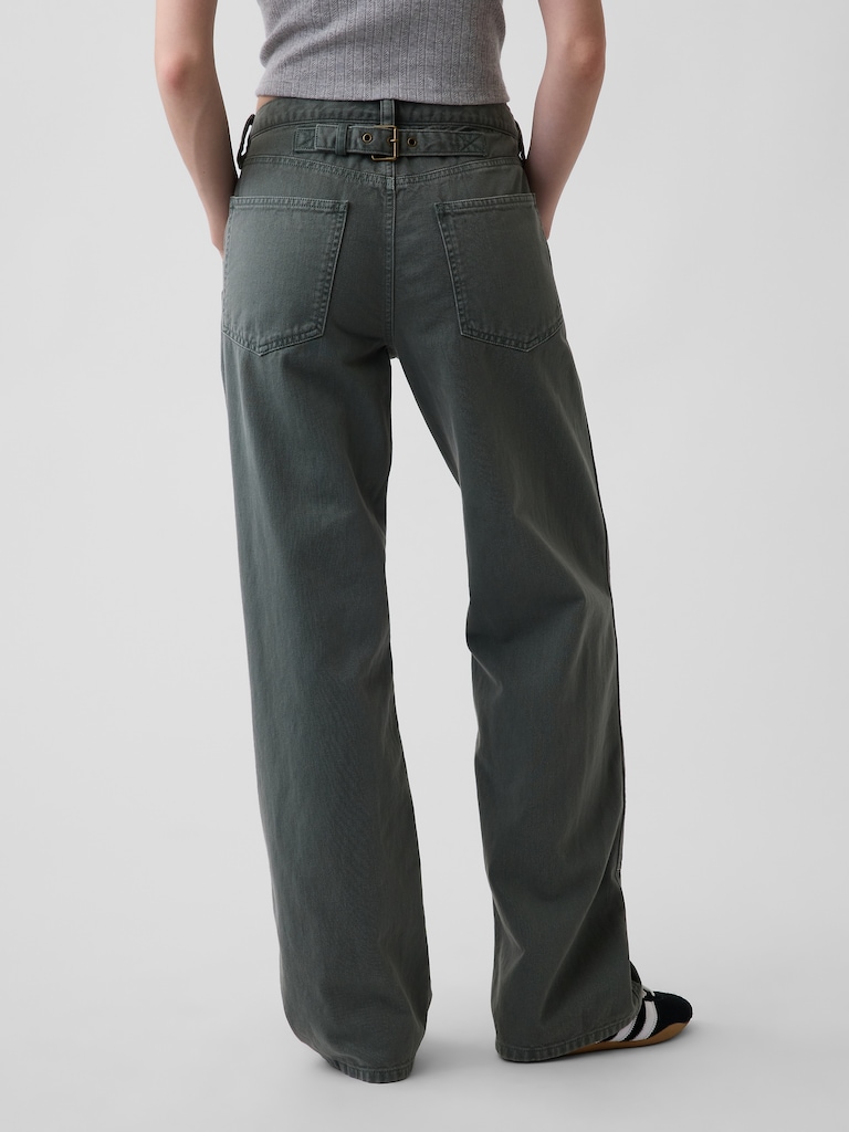 Low Rise '90s Loose Double-Knee Carpenter Pants