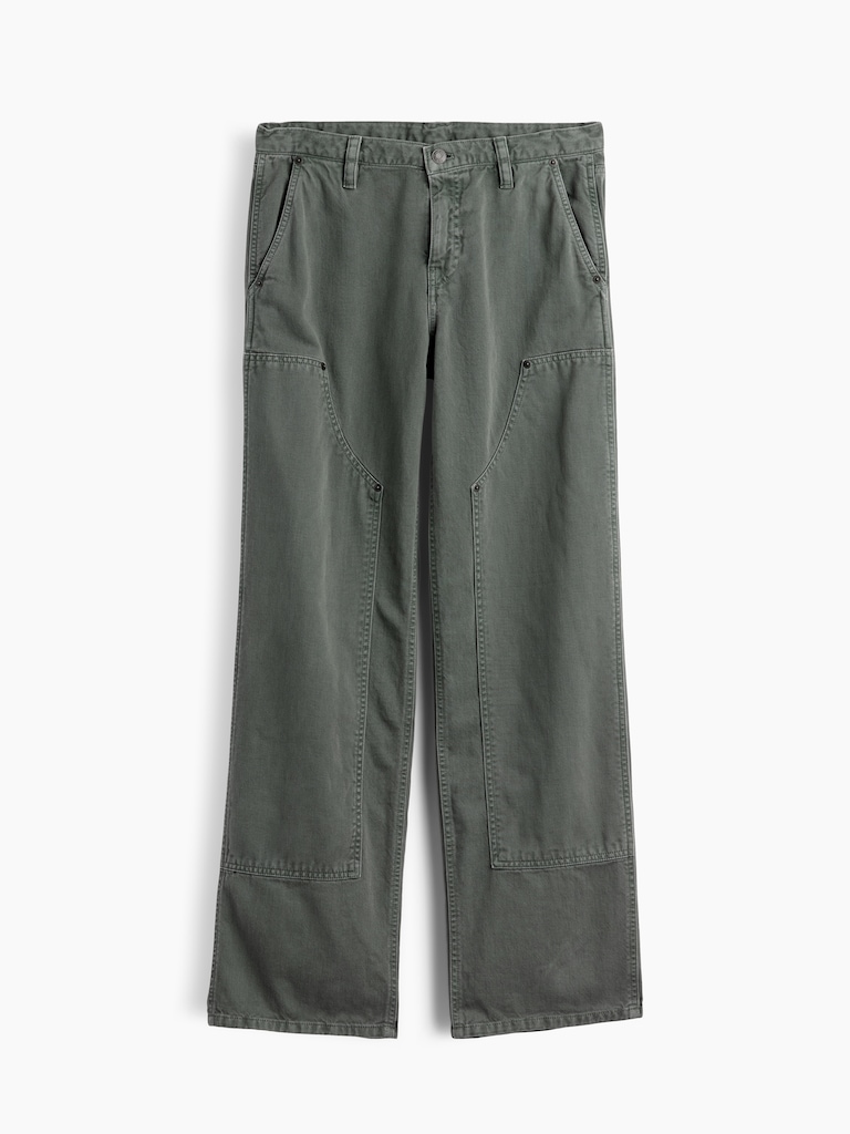 Low Rise '90s Loose Double-Knee Carpenter Pants