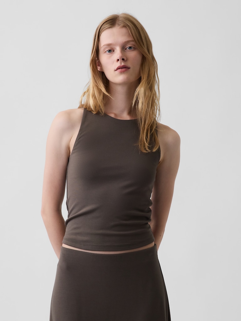 Jersey Crop Tank Top