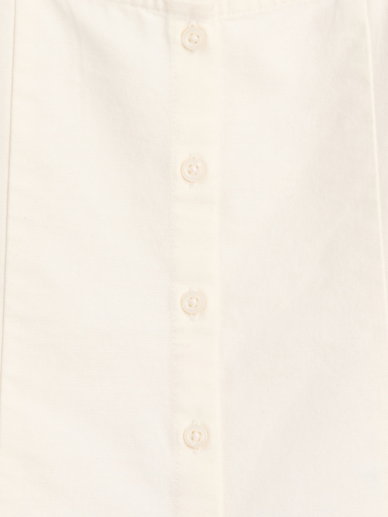 Lace-Trim Button-Front Top