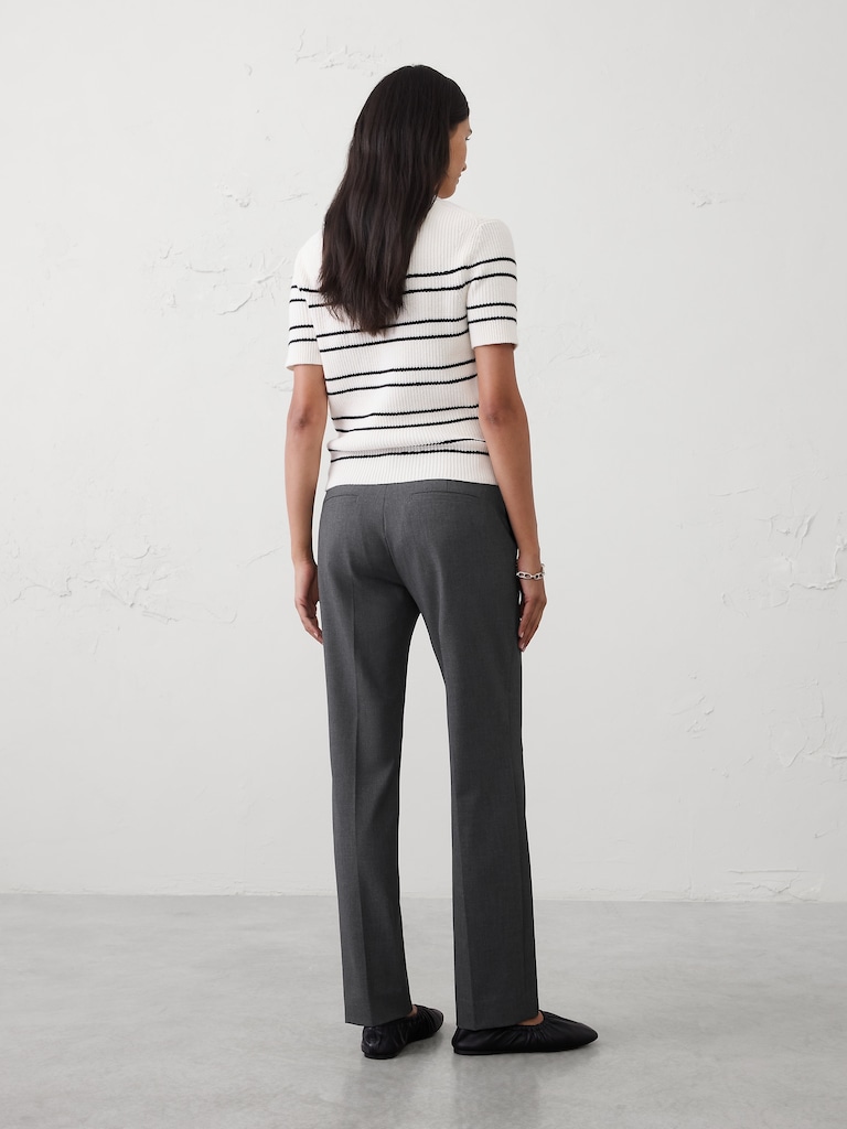 Mid-Rise Sculpted Stretch Pant