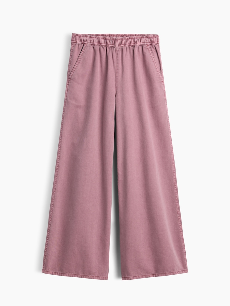 Kids Easy Wide-Leg Utility Pants