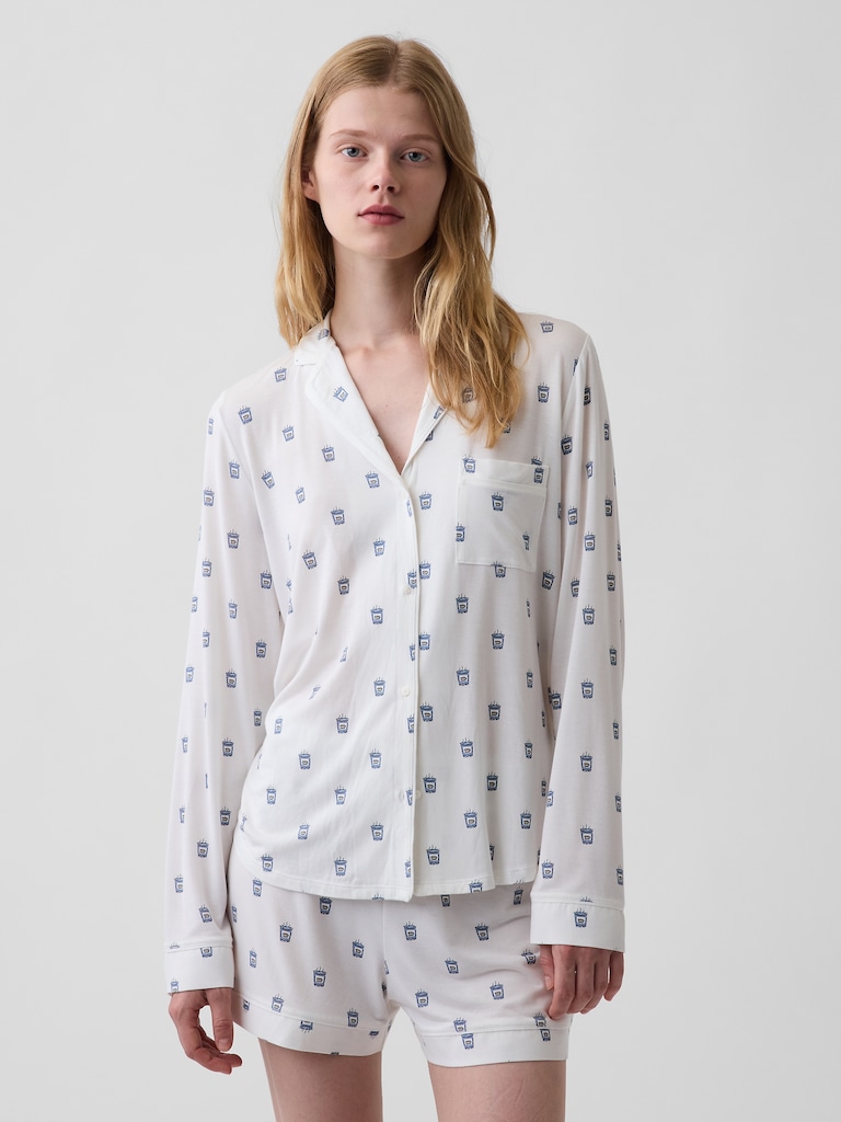 Softest Modal PJ Top
