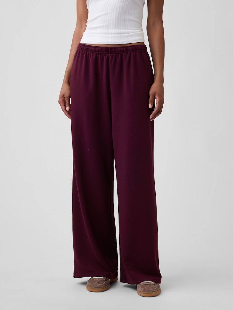 CloudLight Relaxed Wide-Leg Sweatpants