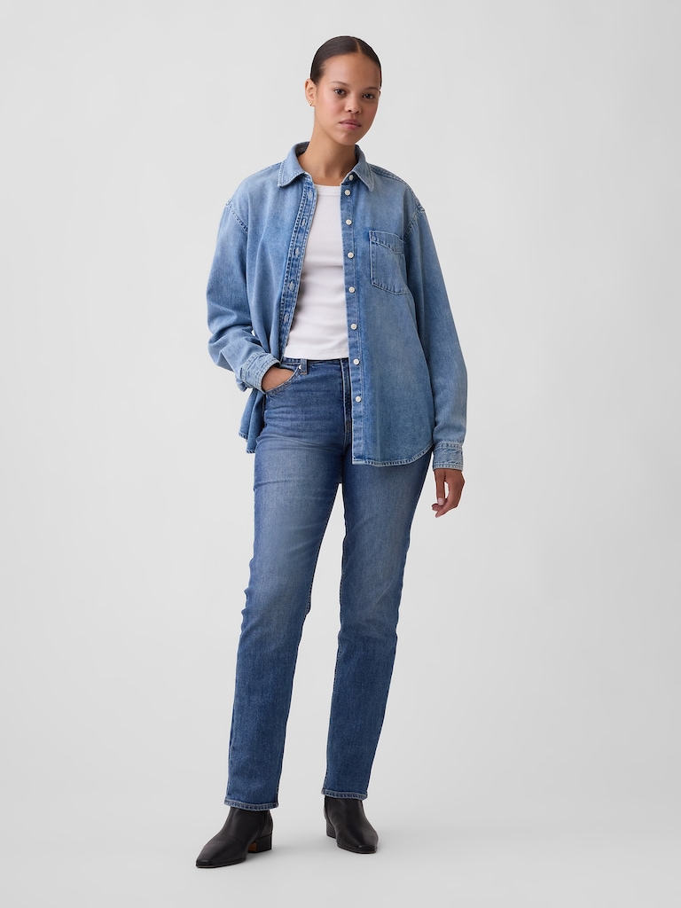 Curvy High Rise '90s Slim Straight Jeans