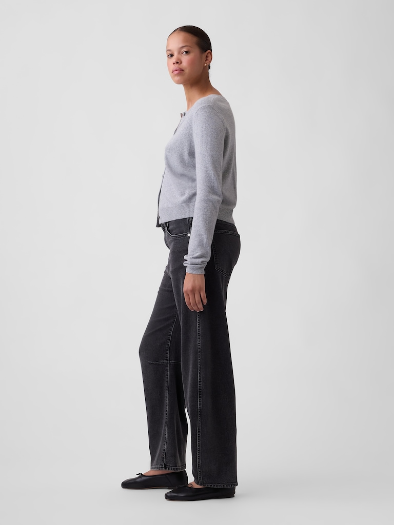 Curvy High Rise Barrel Jeans