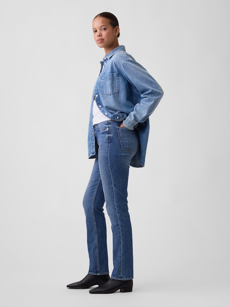 Curvy High Rise '90s Slim Straight Jeans