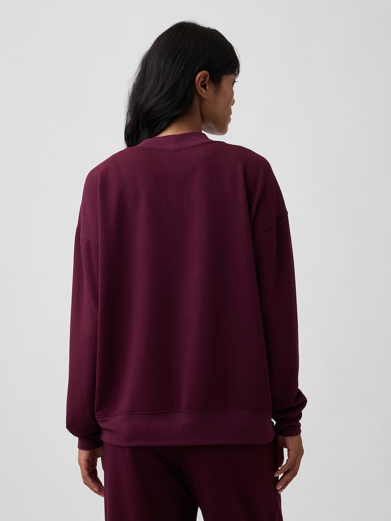 CloudLight Oversized V-Neck Sweatshirt