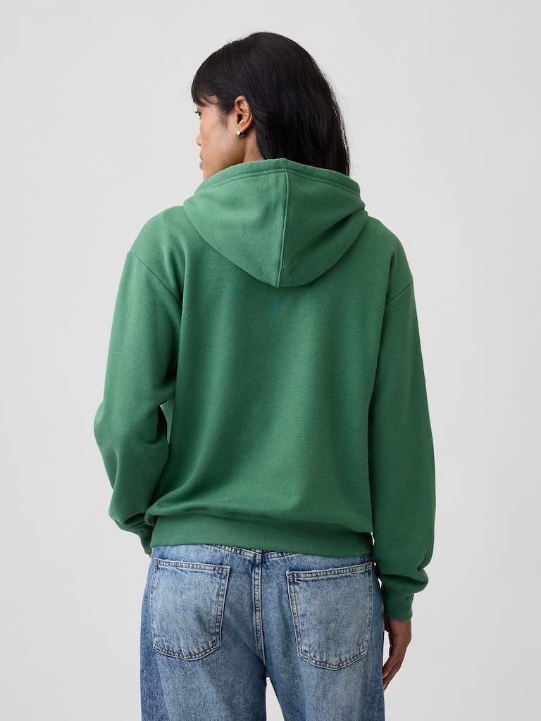 Relaxed Gap Logo Zip Hoodie