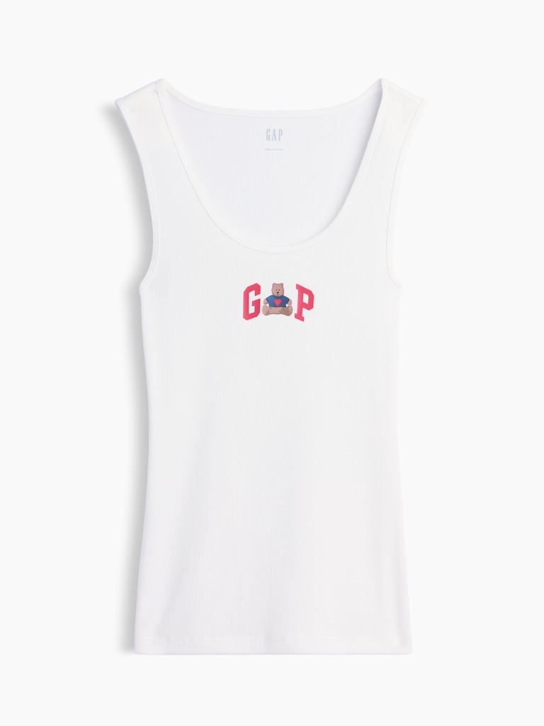 Gap Logo Ribbed Tank Top