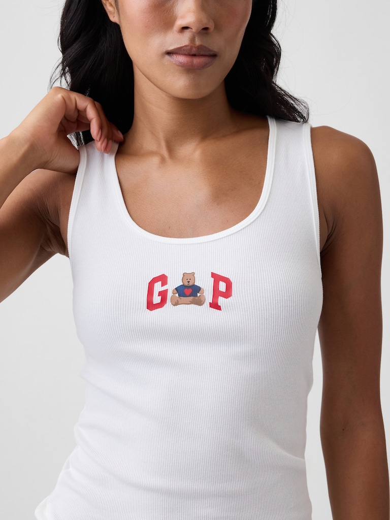 Gap Logo Ribbed Tank Top