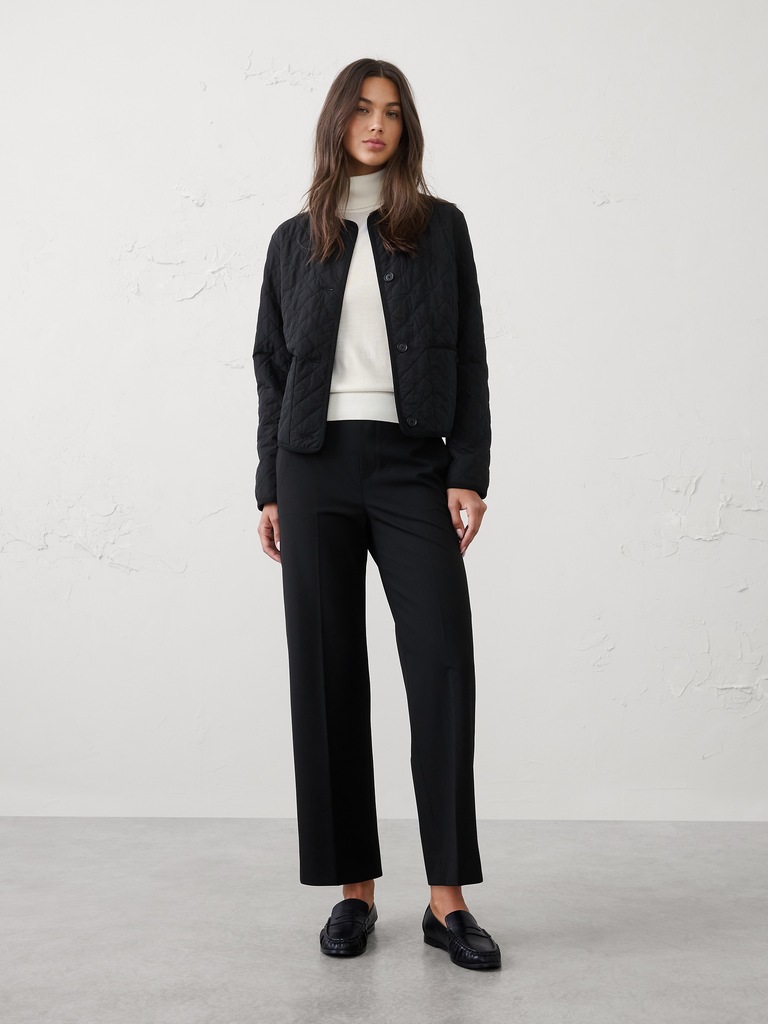 Hayden Sculpted Stretch Straight High-Rise Pant