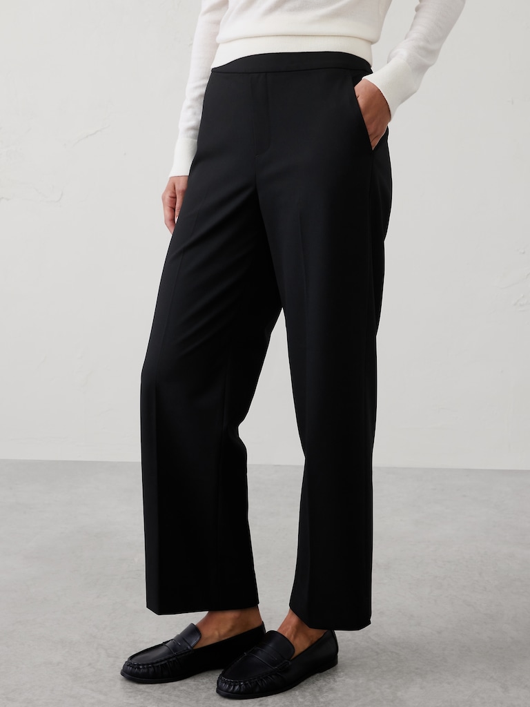Hayden Sculpted Stretch Straight High-Rise Pant