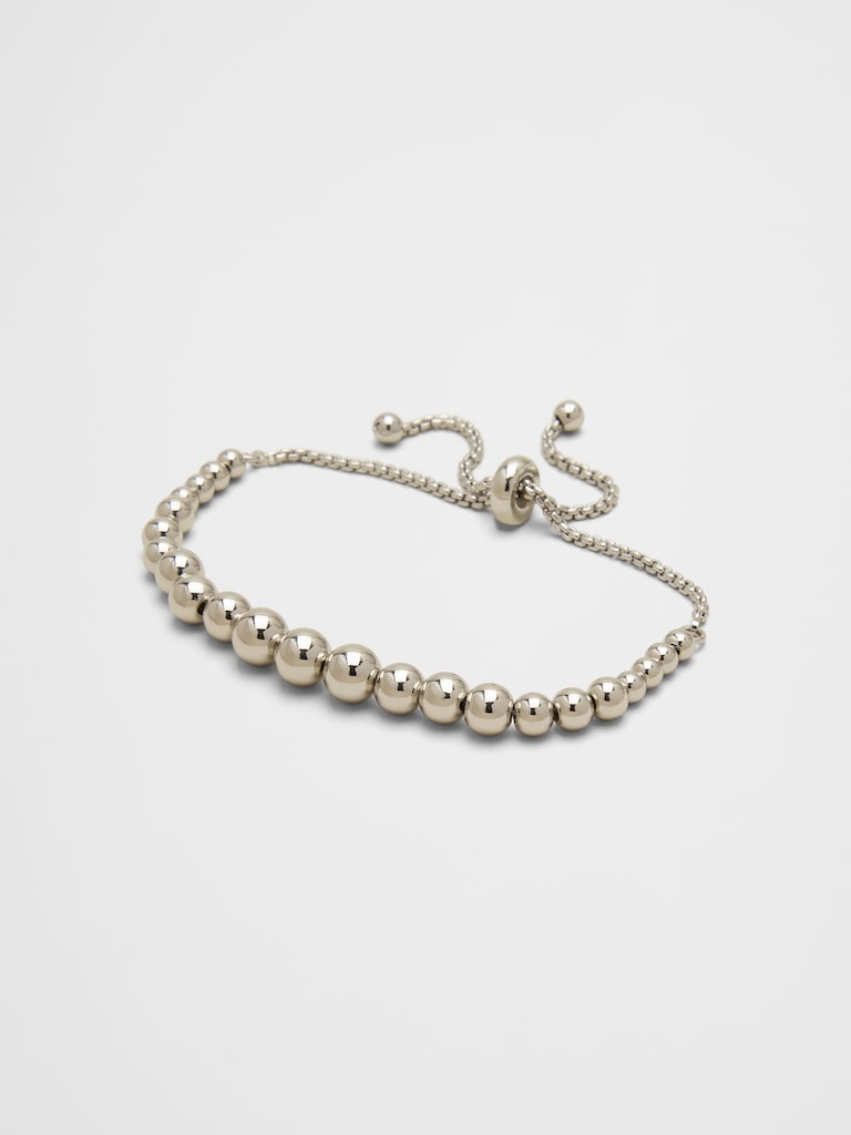 Graduated Beaded Pull-Thru Bracelet