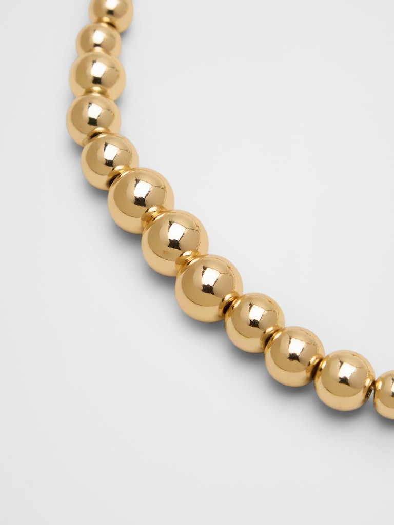Graduated Beaded Pull-Thru Bracelet