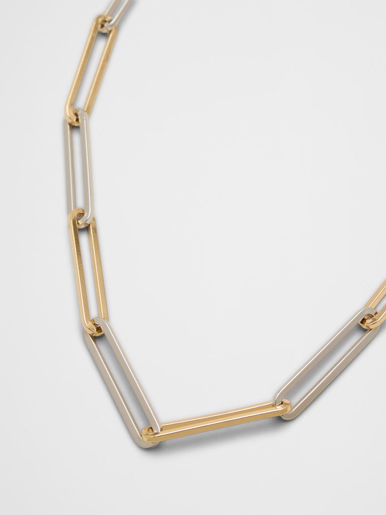 Paperclip Chain Necklace