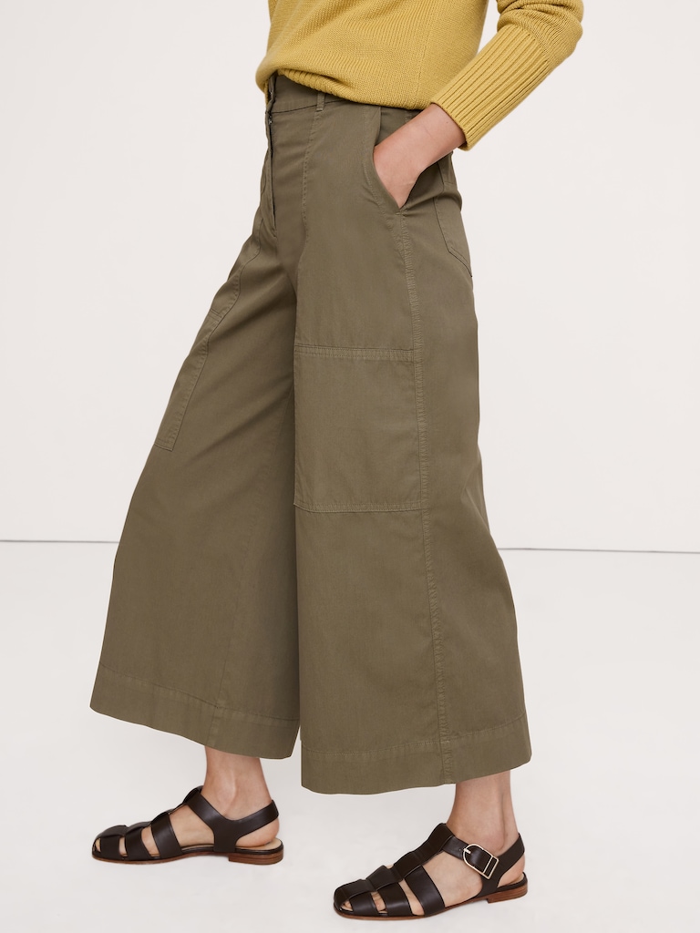 Cotton Twill Culotte