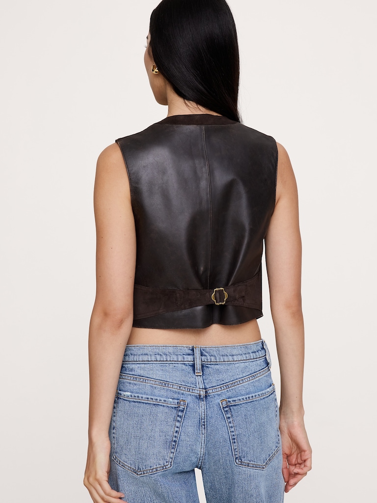 Suede Pocket Vest