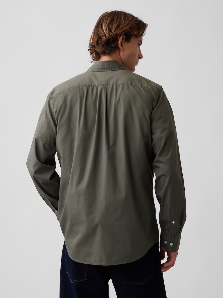 Organic Cotton Poplin Classic Shirt