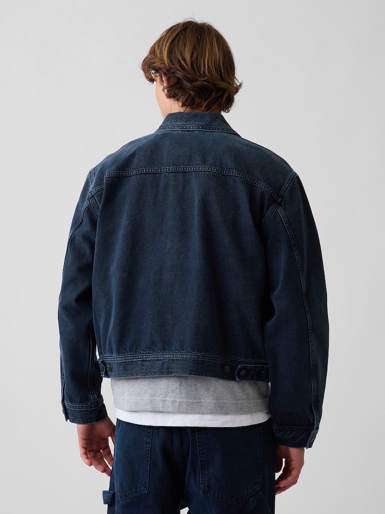 Denim Boxy Workwear Jacket