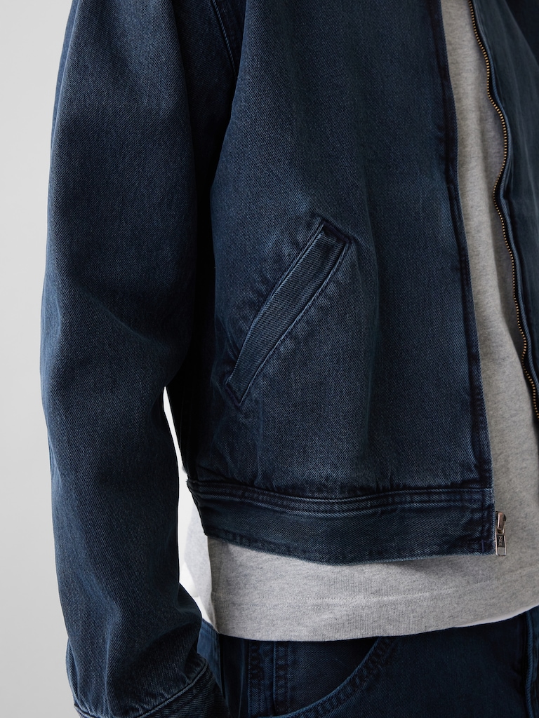 Denim Boxy Workwear Jacket