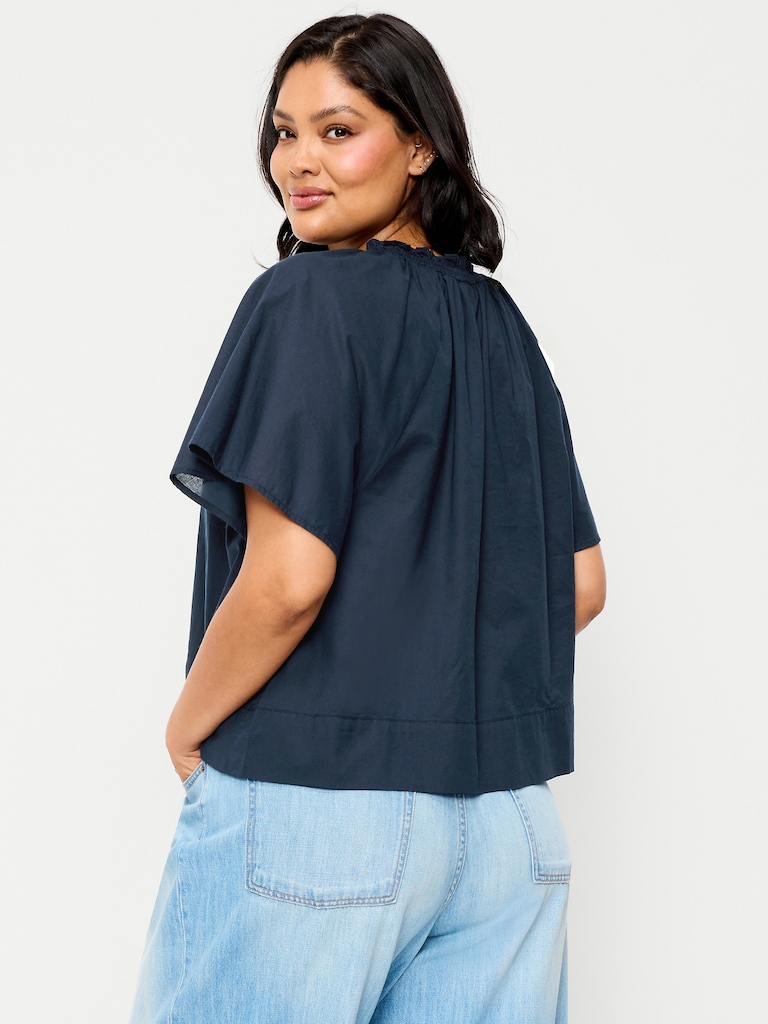 Loose Short-Sleeve Top
