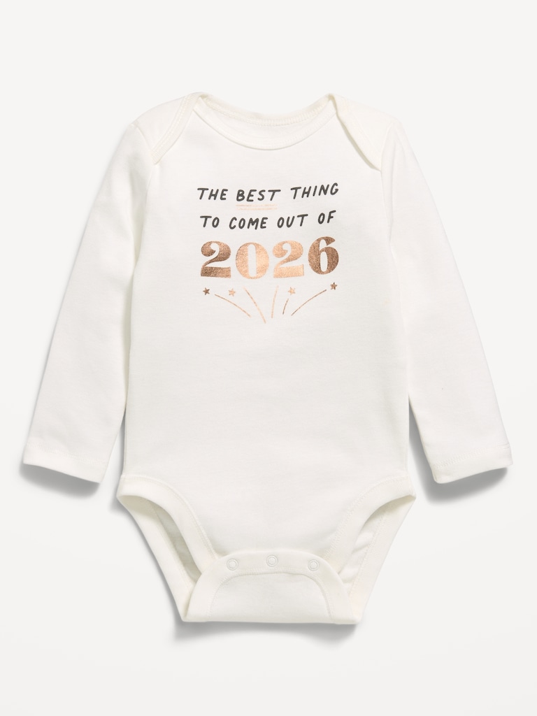 Long-Sleeve Graphic Bodysuit for Baby