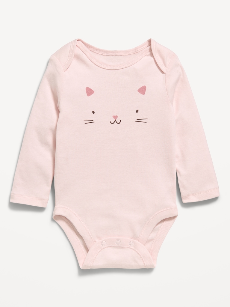 Long-Sleeve Graphic Bodysuit for Baby