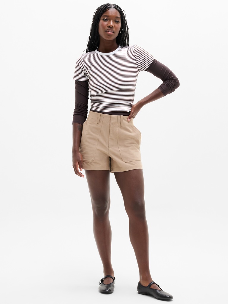 Skyline High Rise Tailored 4" Short
