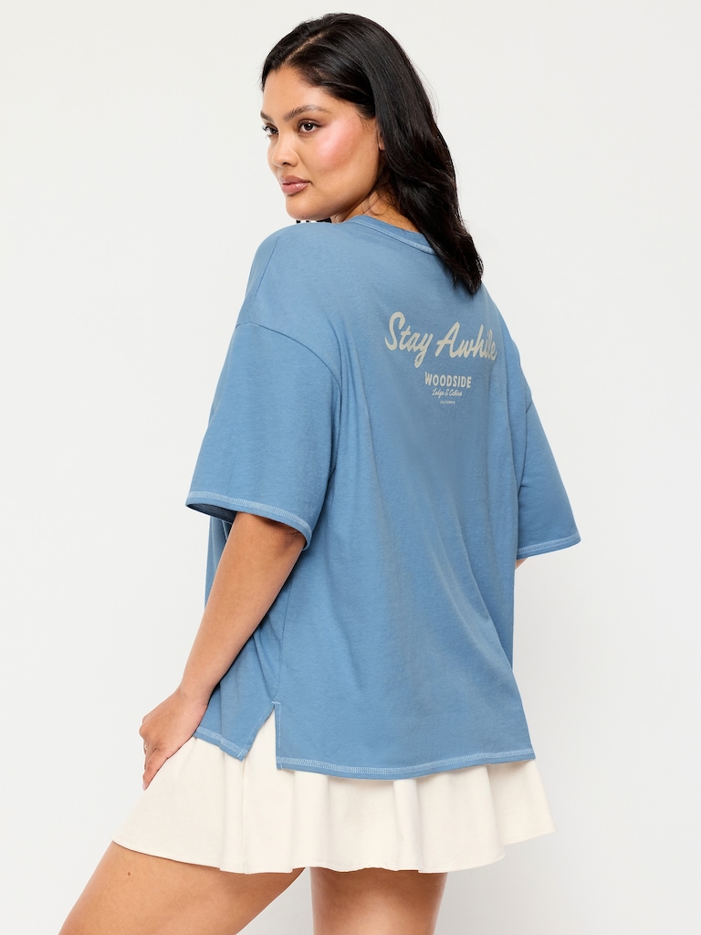 Crew-Neck Graphic T-Shirt