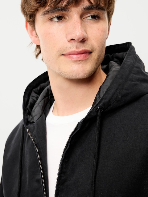 Oversized Canvas Hoodie