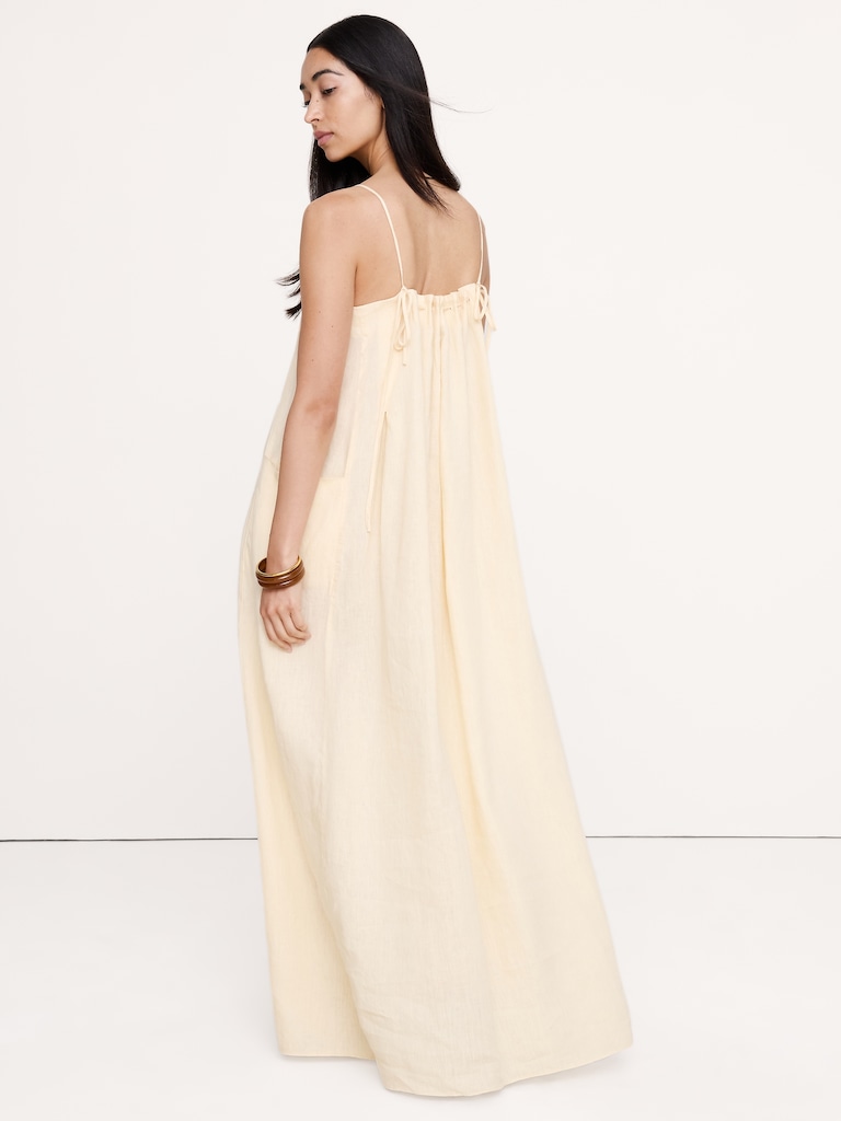 Linen Trapeze Dress