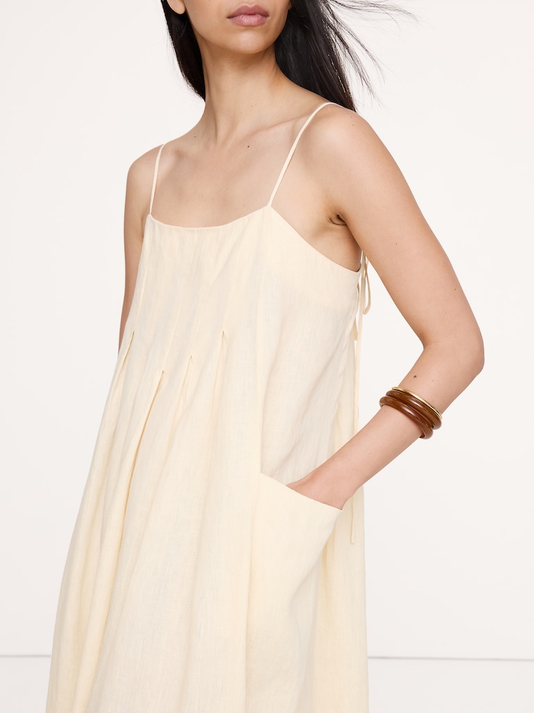 Linen Trapeze Dress