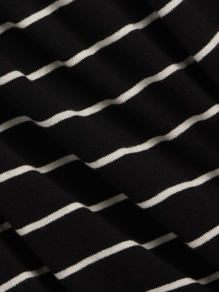 Relaxed Jersey Boatneck Sweater