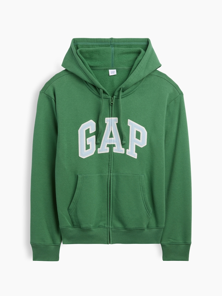 Relaxed Gap Logo Zip Hoodie