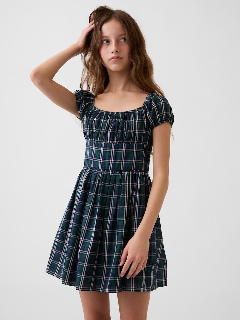 Kids Puff-Sleeve Dress
