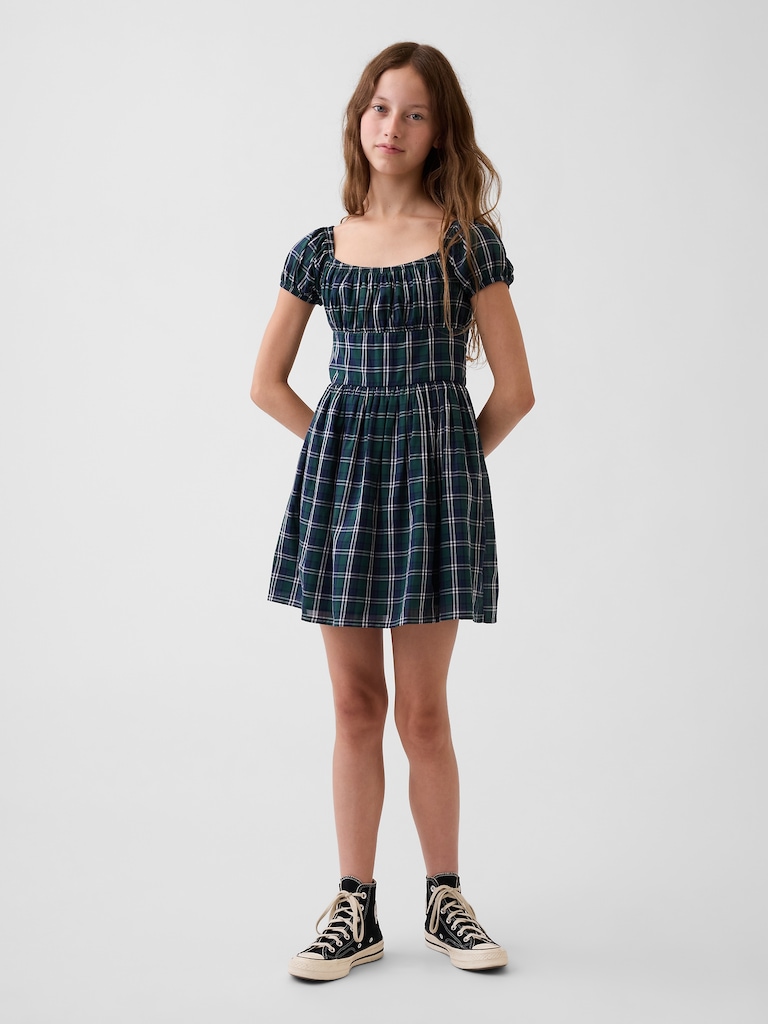 Kids Puff-Sleeve Dress