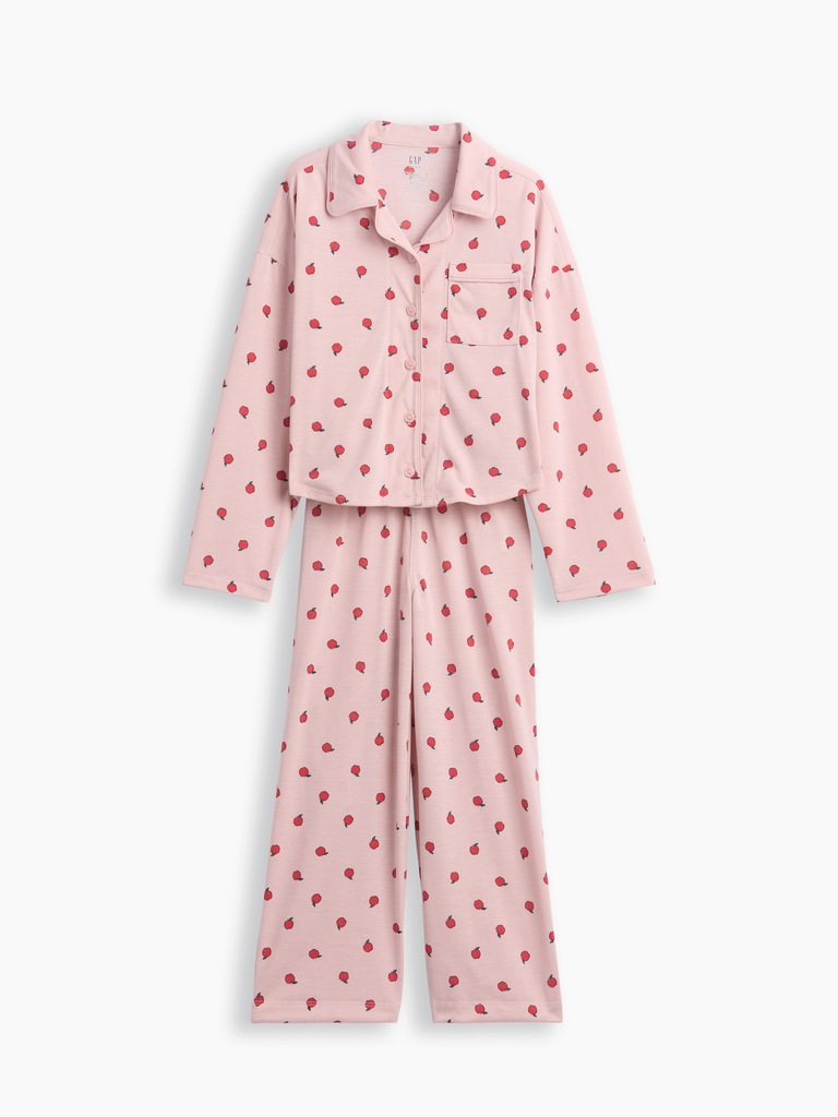 Kids Recycled Print PJ Set