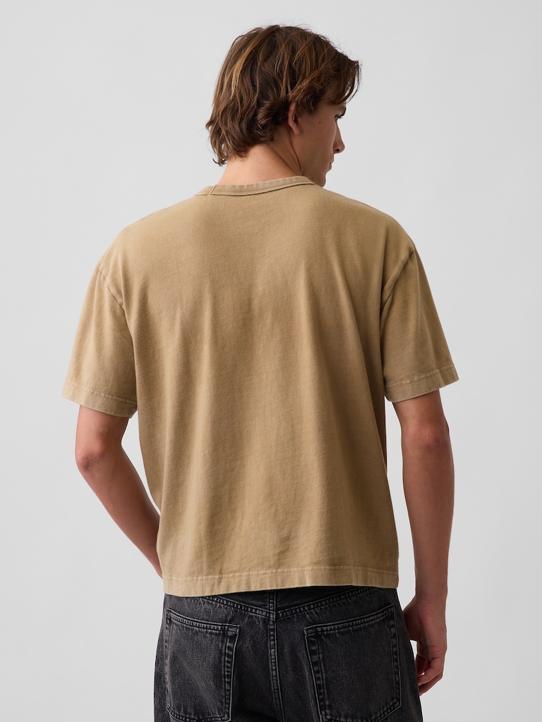 Adult Heavyweight Crop T-Shirt